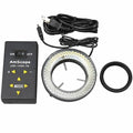 AmScope LED-144A 144-LED Lighting-Direction-Adjustable Microscope Ring | Stereo Zoom Microscope Built-In LED Illumination by AmScope