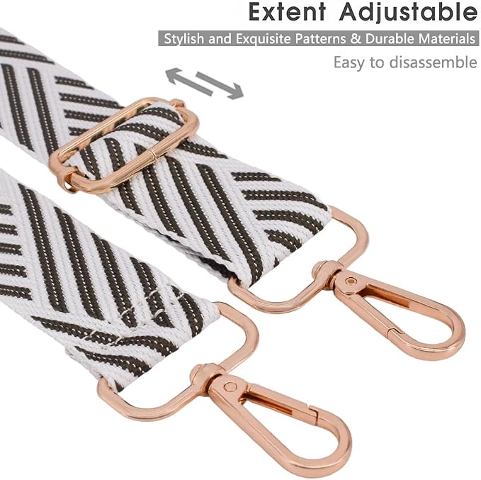 Replacement Purse Strap Shoulder Strap Adjustable Crossbody Strap for Women Crossbody Wide Shoulder Bag - Image 5