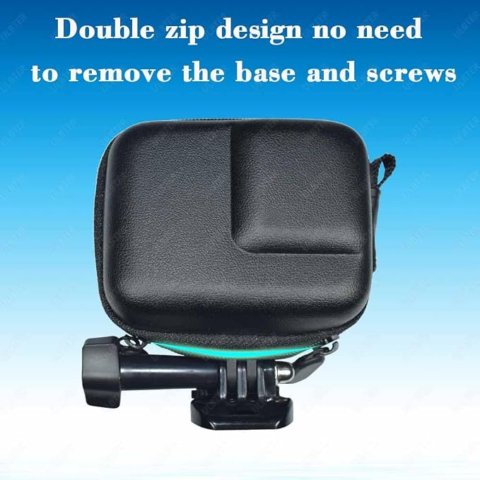 ULBTER Bag Case for Insta360 Ace Pro Camera + Rubber Lens cap [1+2 Pcs] | Mini Hard Bag for Insta 360 Ace Pro Carrying Storage box Accessory + 2 Silicone Lens Cove - Image 4