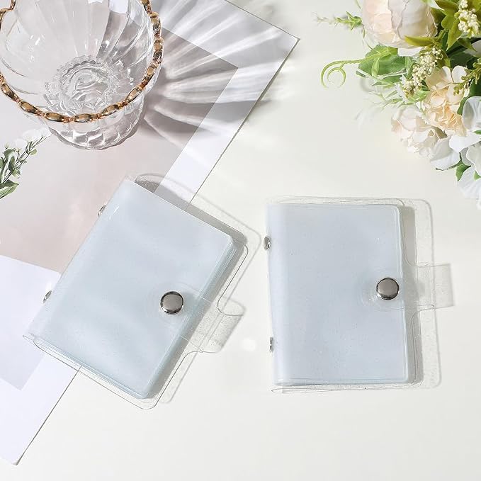 2 Pack 3x4in Instax Mini Picture Album Wallet Photo Book 36 Pockets Rectangle Polaroid Clear PVC Plastic Small Album Holder Cover for 3 Inch Pictures Photos Photocard Holder Storage - Image 7
