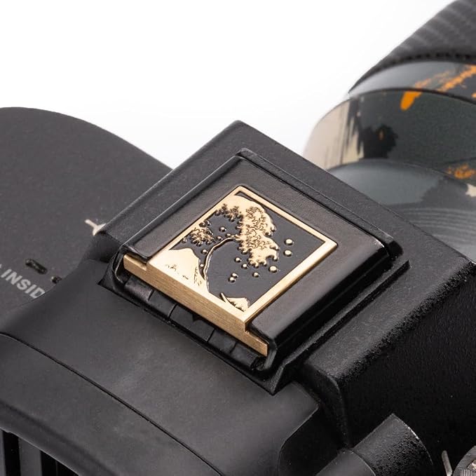 Kanagawa Wave Pattern Camera Metal Hot Shoe Cover for Sony A1 A7C A7CR A7CII A7R A7M2 A7M3 A6700 A6600 A6500 A6400 A6300 (Copper Alloy-for Sony) - Image 3