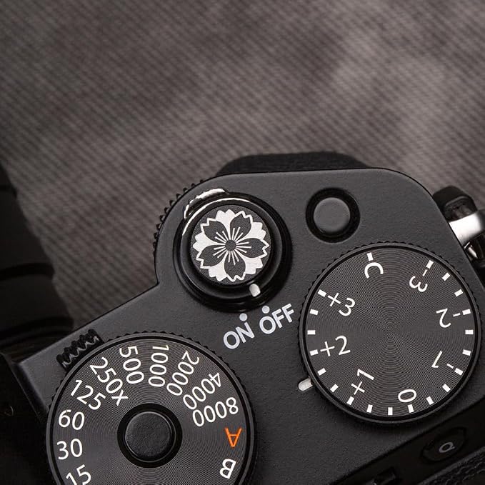 Camera Metal Hot Shoe Cover Shutter Buttons Protector for Fuji X100VI X100V X-T4 X-T3 XPRO3 XPRO2 for Nikon ZF Z5 Z6 Z6II (Black-Shutter Decorative Button) - Image 6