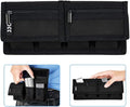 (6 Pockets) Camera Battery and SD Card Pouch Holder for 18650 x 8, AA, LP-E6N LP-E6NH LP-E17 EN-EL14 EN-EL15 NP-FW50 NP-FZ100 NP-W126S Battery,Suitable for Canon M50 Mark II 5DM4 6DM2 80D Sony A7R IV by JJC