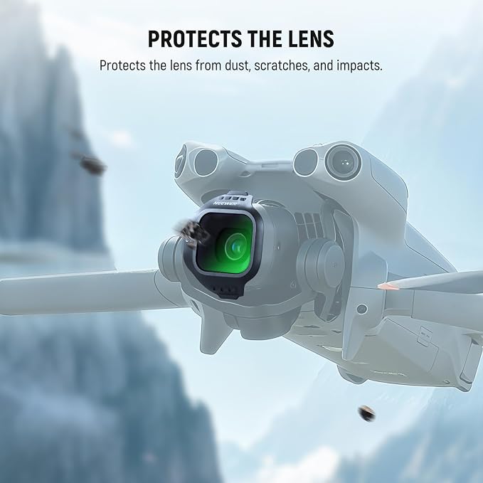 NEEWER UV Filter Compatible with DJI Mini 5 Pro Drone, Snap On Protective Filter Camera Lens Protector Multicoated Optical Glass Aerial Photography Accessories - Image 4