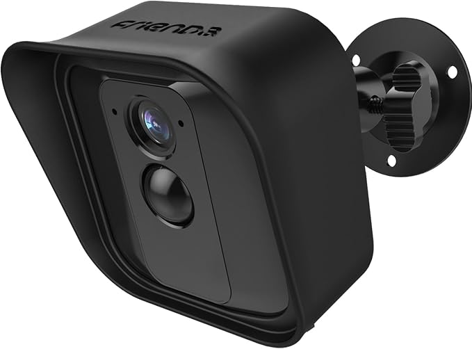 Frienda 360 Degree Adjustable Wall Mount Bracket and Silicone Protective Skin Compatible with Blink Xt Indoor Outdoor Security Camera(1,Black) by Frienda