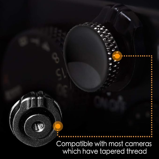 Fuji Shutter Release Button Accessories-Fujifilm Camera Soft Shutter Button | Black Shutter Button for Canon Nikon Leica Film X100V X100F Xt5 Xt4 Xt3 Xt2 Xt30 Xt20 Xt10 Xpro3 Xpro2 Xpro1 - Image 6
