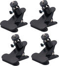 SnowTing 4 PCS Multifunctional Tripod Camera Clamp with 360° Swivel Ball Head and 1/4'' Screw, Flash Holder Photography Accessories for DSLR Video Photoshoot Camera by SnowTing