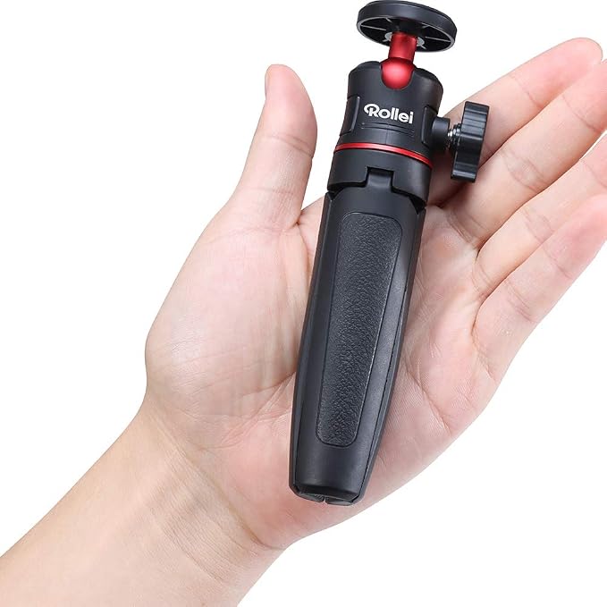 Rollei 22774 Mini Tripod Comfort Desktop Table Tripod with 360° Ball Head for DSLR, DSLM and Compact Cameras - Image 3