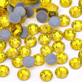 Jollin Hotfix Rhinestones Flatback Crystal Gems 2.8mm SS10, Lemon Yellow | 2880pcs Hot Fix Crystals Glass Rhinestones for Bedazzling, Crafting, Clothes, Shoes & Accessories DIY Decoration by Jollin