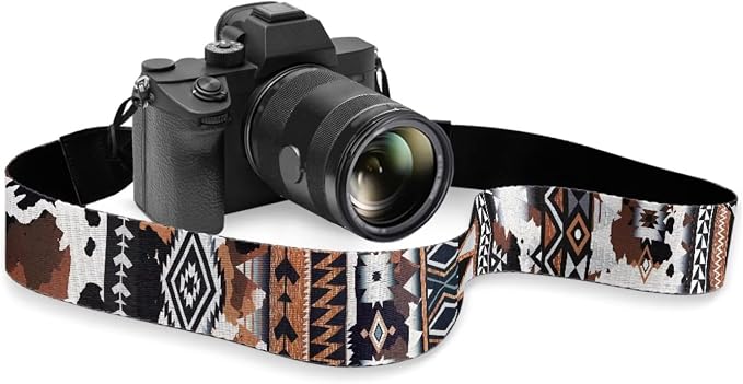 Coldinair Black Adjustable Camera Strap Universal Neck & Shoulder Soft Padded Strap for All DSLR Cameras,Binoculars by Coldinair