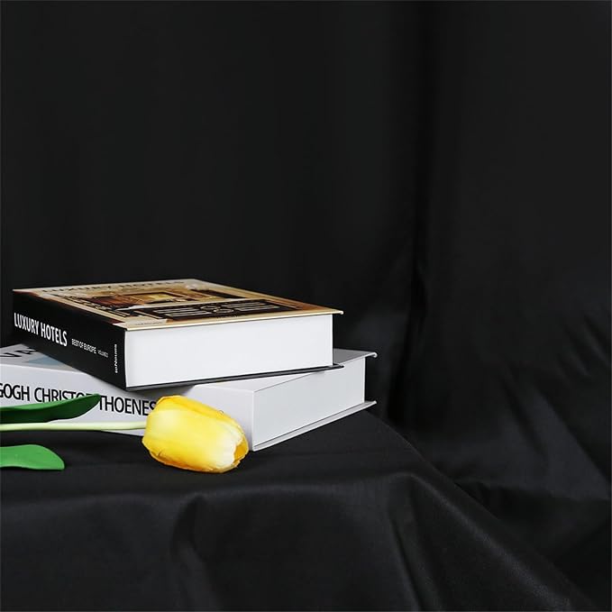 TRLYC Black Photography Backdrops 10x20 FT Seamless Background for Studio | Black Backdrop for Photoshoot Video Backgrounds Screen Party Wrinkle-free Polyester Non-Glare Rod Pocket Easy Setup - Image 3