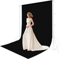 5x6.5 FT Black Velvet Backdrop for Photography, Pure Black Background Screen for,Portrait, Product,Video Shooting, Non-Reflective Background Cloth for Studio,Party,Decoration by BEIYANG