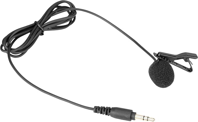 Saramonic 3.5mm TRS Lavalier Microphone for Wireless Systems Compatible with DJI Mic, Rode, Hollyland, Sennheiser Transmitters & more by Saramonic