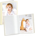 Cranbury 2-Pack Mini Photo Albums 5x7, 48 Photos, Clear Sleeves, Ivory | 24 Pockets Each, Customizable Covers, Compact Storage for 5x7 Photos & Keepsakes by CRANBURY