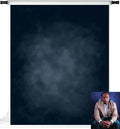 Kate Dark Blue Photography Backdrops Abstract Photo Backdrop Poratrait Background for Photoshoot, 8x10ft by KateBackdropforPhotography