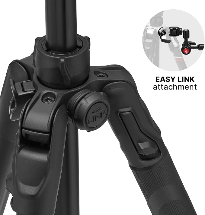 Manfrotto Befree Advanced AS, Camera Tripod, Twist Lock, Compatible with Arca-Swiss, Portableand Compact, Alumiium, Travel Tripod Kit, Ball Head, for DSLR, Mirrorless, Camera Accessories - Image 7