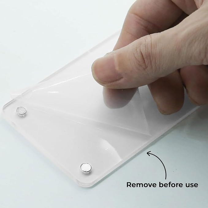 Acrylic Car Visor Photo Frame with Metal Clip, Car Accessories Magnetic Clear Picture Holder for Sun Visor, Display Baby, Family or Pet Photos in Car - Image 6