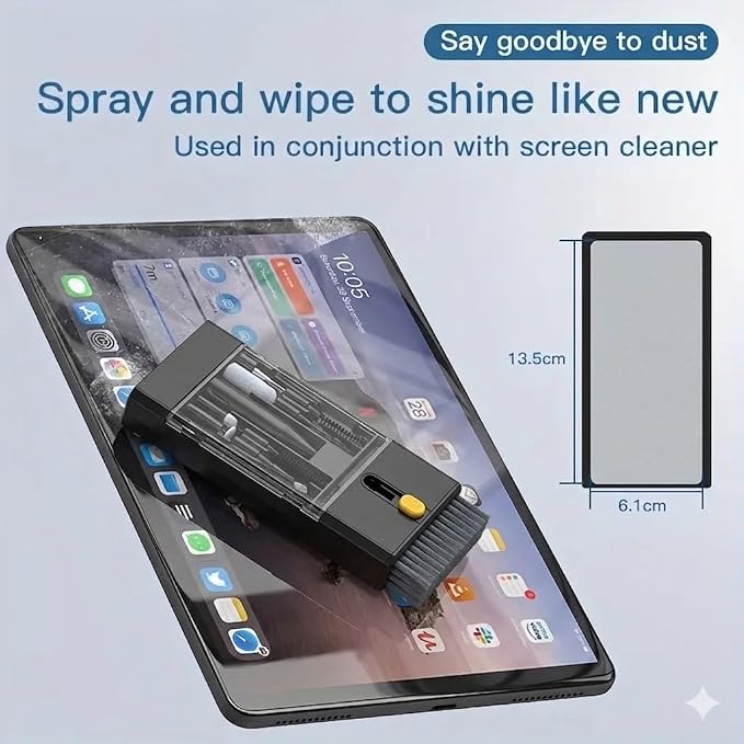 22 in 1 Precision Cleaning Kit – Professional Electronic Device Cleaning Tools for Phone, airPods Headset, Keyboards, Cameras, Laptop & More (Black) - Image 4