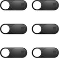 ZUCUCUC Laptop Camera Cover Slide, Camera Cover, 6 Pack Ultra Thin Webcam Cover Slide for Laptop, Desktop, PC, Tablet, Smartphone, Protect Your Privacy and Security(Black) by ZUCUCUC