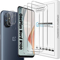 Orzero (3+2) Compatible for OnePlus Nord N100 Phone, 3 Pack Tempered Glass Screen Protector + 2 Pack Flexible Glass Camera Lens Protector, HD Bubble-Free by JumpIntoOrzeroLet%E2%80%99sExploreLikeNeverBefore