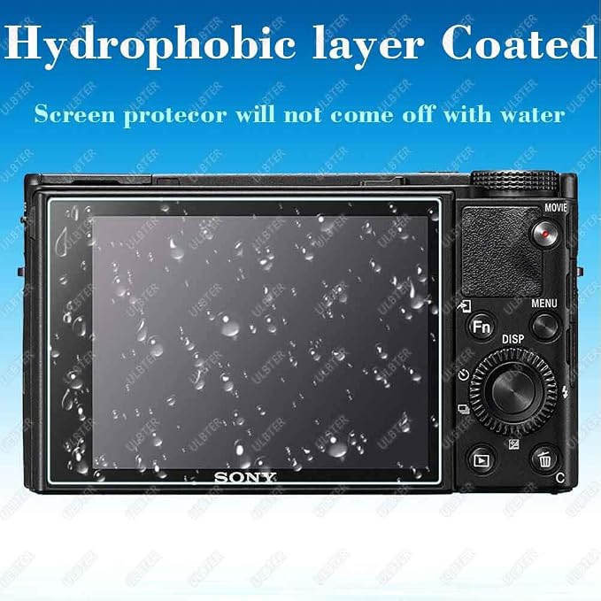 ULBTER Screen Protector for Sony RX100 VII VI V IV III II I M7 [3 Pack] | RX100 M7 M6 M5 M4 M3 M2 M1 0.3mm 9H Hardness Tempered Glass Anti-Scrach Anti-Bubble Anti-Water Anti-Dust - Image 6
