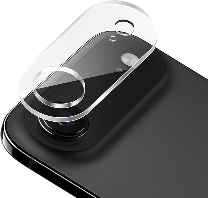 FanTEK Camera Lens Protector Compatible with iPhone 17 Air, 9H Tempered Glass Camera Screen Cover, Ultra HD Clear Acrylic Full Coverage Guard, Case Friendly by FanTEK