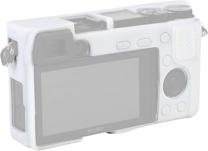 Easy Hood Case for Sony Alpha A6000 ILCE-6000 Digital Camera, White | Soft Silicone,Anti-Scratch,Dustproof,Shockproof,Slim Fit,Enhanced Grip,Camera Skin Protector Accessories Protective Cover - Image 7