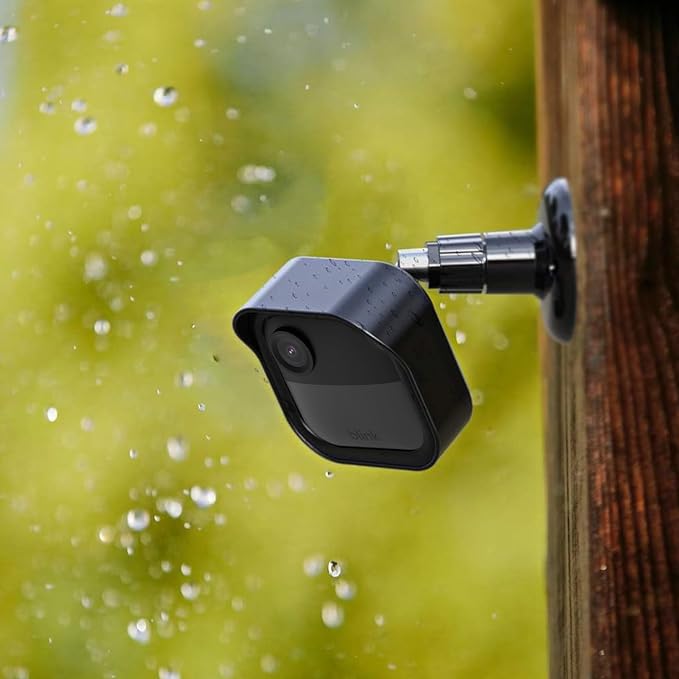 Wall Mount for Blink Outdoor 4/Outdoor 2K Camera, Blink Sync Module Mount | 4 Pack Weatherproof Protective Covers, 360 Degree Adjustable Mounting, Perfect View Angle for Camera System, Black - Image 3
