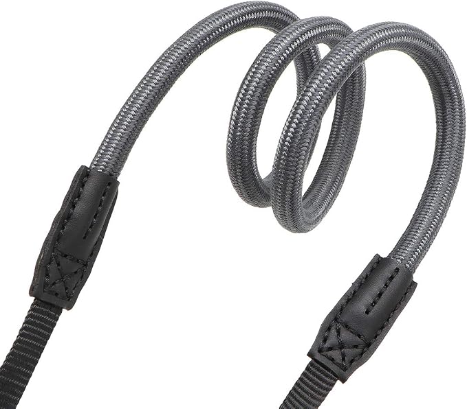 Quick Release Camera Neck Strap Shoulder Strap Belt for Mirrorless Digital Cameras Climbing Rope with Quick Release QD Loops Connector with O-Ring Adjustable Length 30-53inch Gray - Image 6