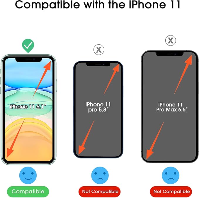 amFiIm OneTouch for iPhone 11 iPhone XR Screen Protector 6.1" Tempered Glass - Image 3