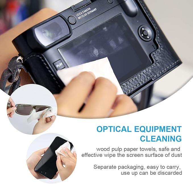 VSGO Optical Camera Lens Cleaning Kit Travel Edition | Lens Pen, Air Blower, Lens Cleaner, Screen Cleaning Cloth and Wet Wipes & Microfiber Cleaning Cloth Included, DKL-15D - Image 6