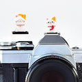 Camera Hot Shoe Cover, Cute Hot Shoe Cap, Hot Shoe Protector Compatible with Sony Fujifilm Fuji Canon Nikon Pentax Leical Panasonic (Lucky Cat) by MENGSOOD