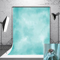 8x10ft Aqua Abstract Solid Photography Backdrops Gradient Portrait Photo Booth Background for Photographyer by HMTFOTO