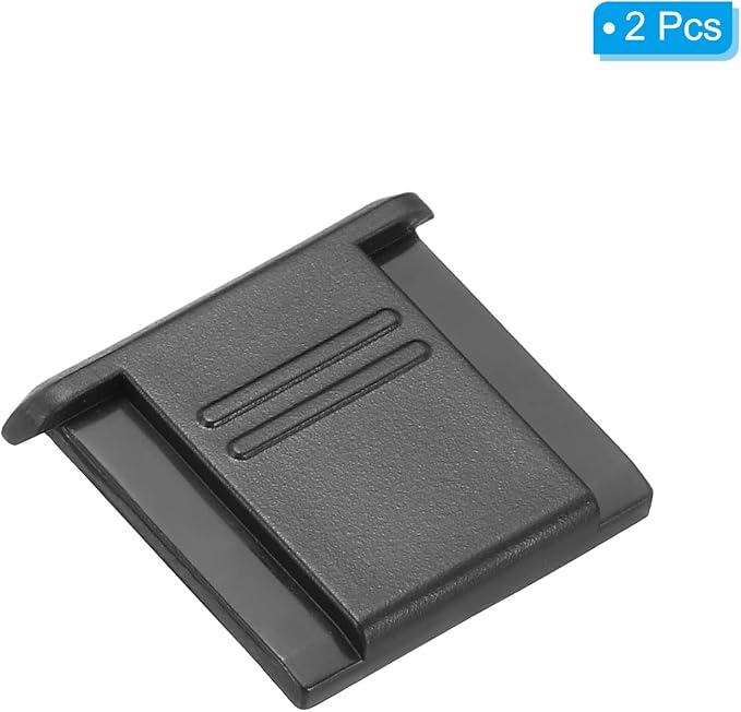 PATIKIL 12mm Universal Camera Hot Shoe Cover Cap, 2 Pack Hot Shoe Cap Hot Shoe Protector Plastic Suitable for Nikon for Fujifilm for Pentax DSLR/SLR Camera, Black - Image 3