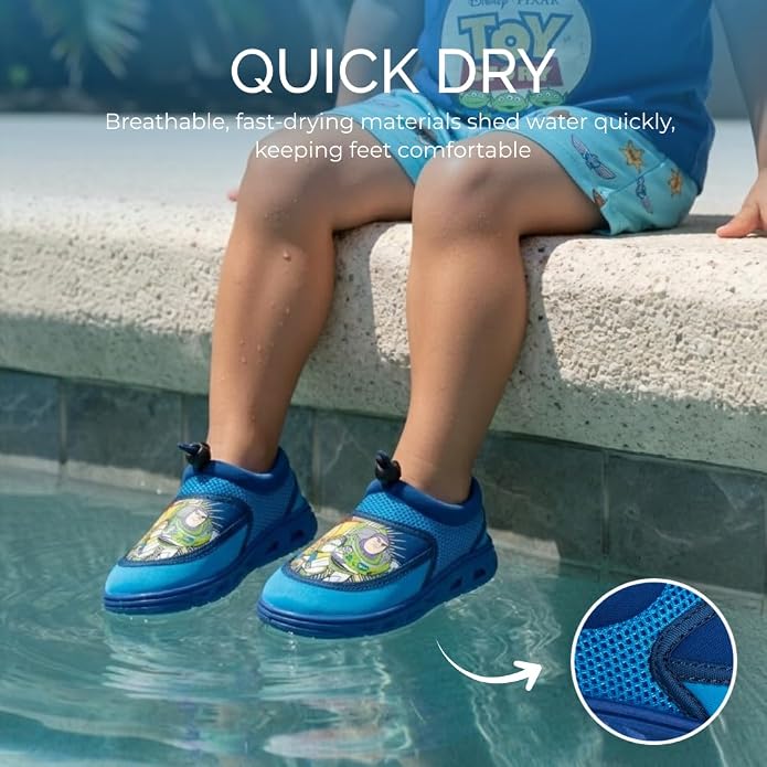Toy Story Cars Boys Water Shoes Monster Jam Aqua Socks Toddler-Little Kid - Image 4