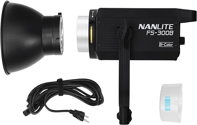 Nanlite FS-300B Bi-Color LED Video Light | 350W,2700K-6500K, CRI 96+, Bowens Mount, App Control, Professional Lighting for Photography YouTube & Live Streaming - Image 6