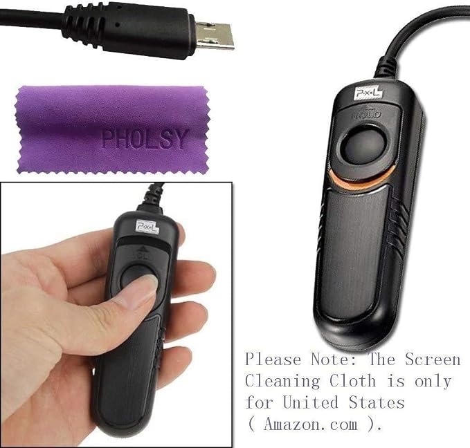 Pixel Shutter Remote Control RM-SPR1 Remote Shutter Release Cable for Sony | Remote for Sony, 120cm/3.94ft, anti-shake, control autofocus, shutter-trigger & Bulb, requires no batteries, plug and play - Image 7