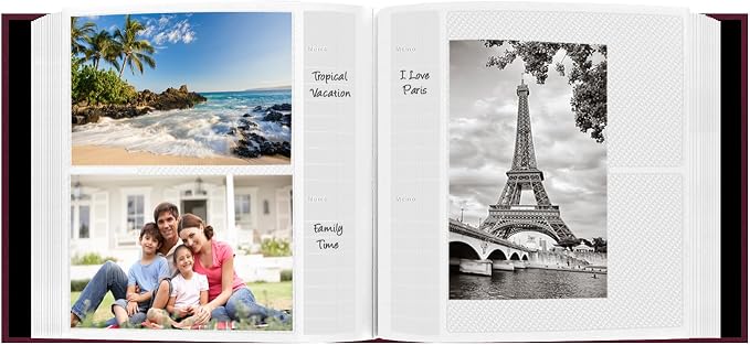 Pioneer Photo Albums 200-Pocket European Bonded Leather Photo Album for 4 by 6-Inch Prints, Brown - Image 4