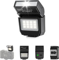 ULANZI SL03 Camera Mini Flash, Speedlite Video Light GN8 6500K for DSLR | For Sony/Canon/Fuji/Nikon, CRI 97, with Single-contact Universal Hot Shoe Mount, 90° Angle Adjustable, Typ-c Rechargeable by ulanzi