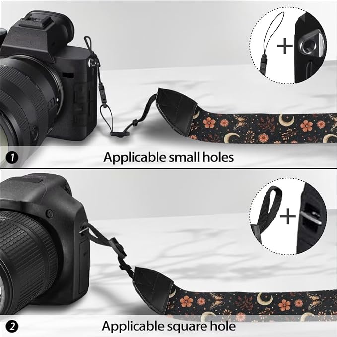 Coldinair Black Adjustable Camera Strap Universal Neck & Shoulder Soft Padded Strap for All DSLR Cameras,Binoculars - Image 5