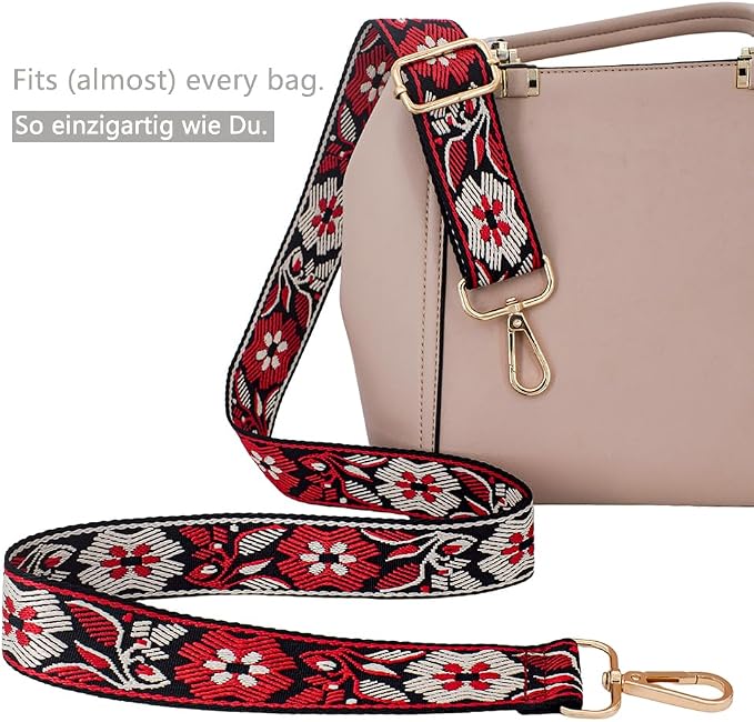Replacement Purse Strap Shoulder Strap Adjustable Crossbody Strap for Women Crossbody Wide Shoulder Bag - Image 4