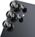 Camera Lens Protector for Samsung Galaxy S25 Ultra,1 Pack | Tempered Metal Glass Camera Cover Film,HD Clear,Anti-Scratch Lens Screen Protector Film,Case Friendly,Black Titanium by Unknown