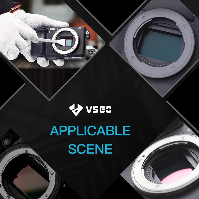 VSGO 12pcs APS-C Camera Sensor Cleaning Kit, Sensor Cleaning Swabs, Compatible with DSLR & SLR Digital Cameras (V-S02-12) - Image 8