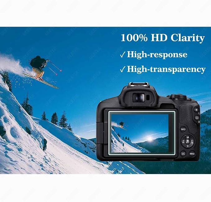 ULBTER Screen Protector for Canon EOS R50 EOS R8 EOSR50 Camera [3 Pack] | [Not for EOS R50V] 9H Tempered Glass Edge to Edge Protection Anti-Scrach Anti-Fingerprint Anti-Bubble - Image 5