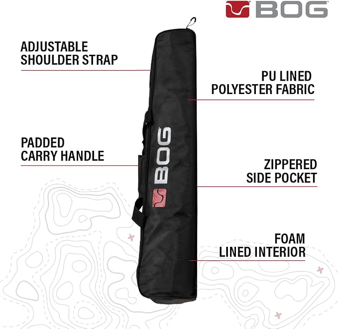 BOG DeathGrip Tripod Carry Bag with Padded Shoulder Strap and Water-Resistant Exterior for Hunting Tripods | Waterproof Tripod Case, Durable Construction, Comfortable Carry, For Storage, Hunting, and Outdoors - Image 4