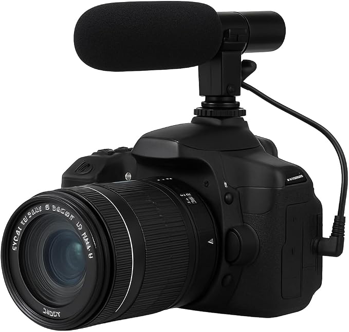 Acuvar Mini Shotgun Microphone for Camera & Smartphone, External Camera Mic for DSLR, Camcorder & Phone, 3.5mm Plug, Vlogging & YouTube - Image 8