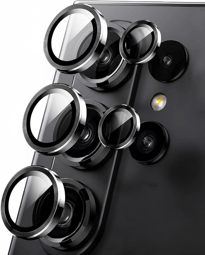 2 Pack for Samsung Galaxy S26 Ultra Camera Lens Protector,9H Tempered Glass Lens Screen Protector,Ultra HD Anti Scratch Camera Cover for Galaxy S 26 Ultra 2026,Black by Unknown