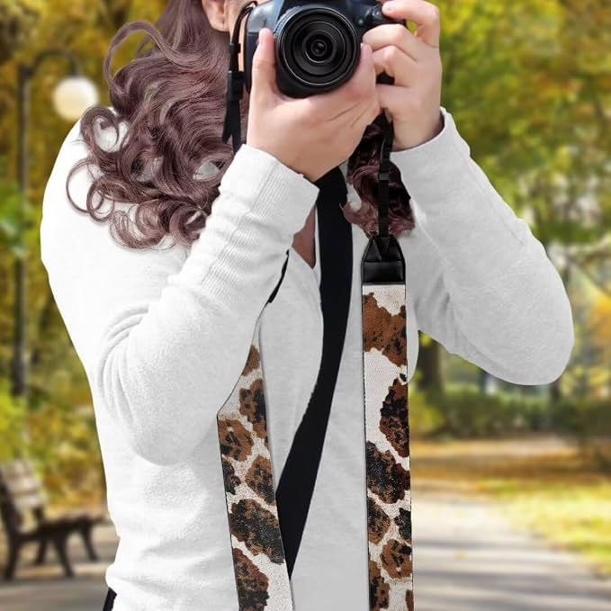 Coldinair Black Adjustable Camera Strap Universal Neck & Shoulder Soft Padded Strap for All DSLR Cameras,Binoculars - Image 3
