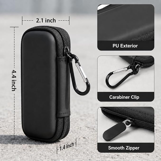 USB Flash Drive Case for SanDisk for Samsung, for SD/SDXC/SDHC Memory Cards | for Buffalo External 1.0TB Portable SSD, Mini Electronic Accessories Organizer, Office/Travel Use, Thumb Drive Bag Only - Image 3