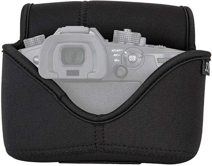 JJC Ultra Light Neoprene Camera Case Pouch Bag for Canon EOS R EOS RP +24-105mm Lens, 80D 70D 750D +18-135/17-85/18-55mm, Nikon D7500 D7200 D5500, Panasonic GH5 GH5S +12-60mm Lens, Water Resistant - Image 4